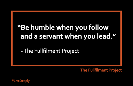 The Fullfilment Framework-Social Boards-LScape-Be humble and a servant